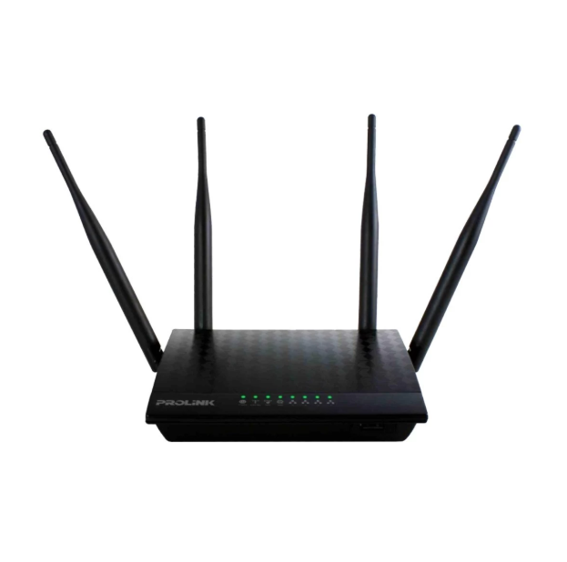 Picture of Prolink PRC3801 Wireless AC1200 MU-MIMO Dual Band Gigabit Router with Gigabit WAN, LAN Port and Parental Control (4x 5dBi Antenna)