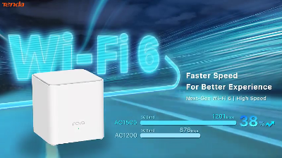 Picture of Tenda Nova MX3 AX1500 Mbps Gigabit Dual-Band Wi-Fi 6 System (1-Pack)