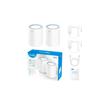 Picture of Cudy M1200 AC1200 Mbps Ethernet Dual-Band Mesh Wi-Fi 5 System (2-Pack)