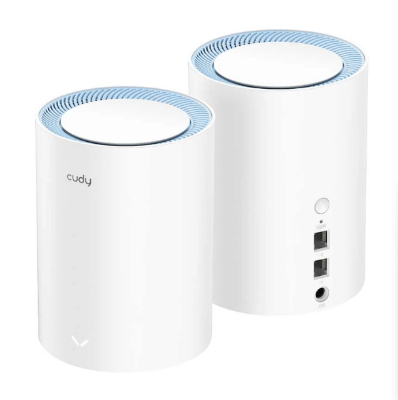 Picture of Cudy M1200 AC1200 Mbps Ethernet Dual-Band Mesh Wi-Fi 5 System (2-Pack)