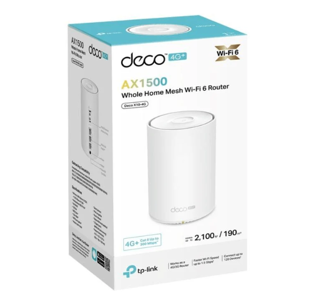 Picture of TP-Link Deco X10 AX1500 Mbps Gigabit Dual-Band Mesh Wi-Fi 6 System (1-Pack)