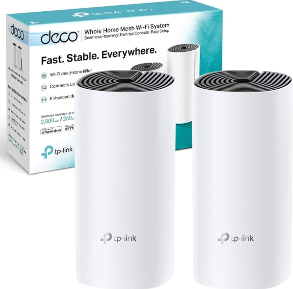 Picture of TP-Link Deco E4 AC1200 Mbps Ethernet Dual-Band Wi-Fi System (2-Pack)