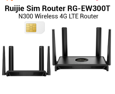 Picture of Ruijie RG-EW300T N300 Mbps 4G LTE Wi-Fi 4 Router