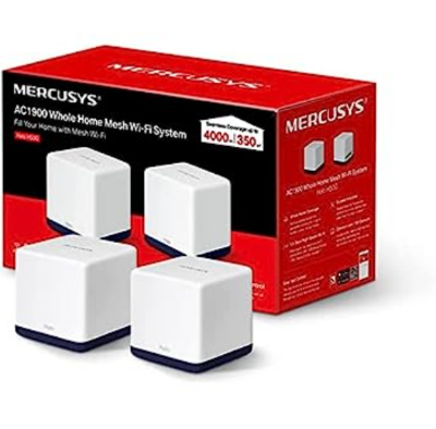 Picture of MERCUSYS HALO H50G AC1900 Mbps Gigabit Dual-Band Wi-Fi 5 Mesh Router (2-Pack)
