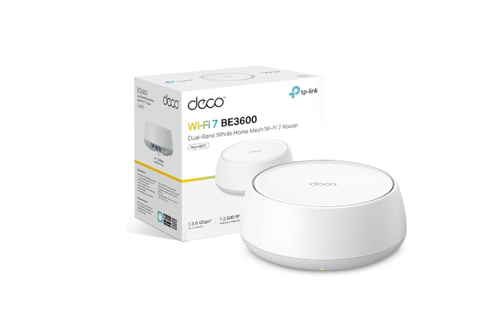 Picture of TP-Link Deco BE22 BE3600 Mbps Gigabit Dual-Band Wi-Fi 7 Mesh Router (1-Pack)