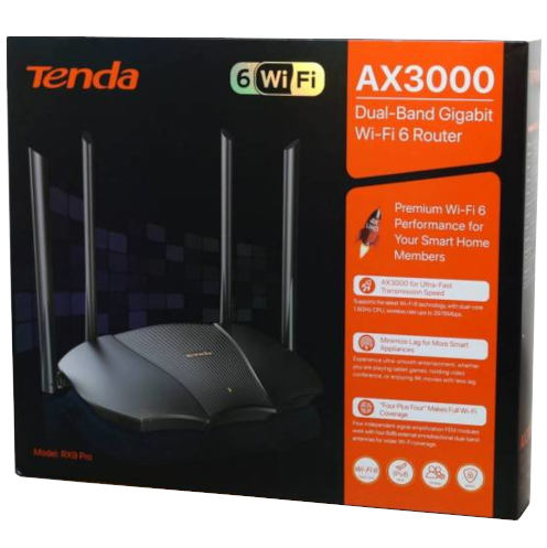 Picture of Tenda RX9 Pro AX3000 AC3000 Mbps Dual-Band Gigabit Wi-Fi Router