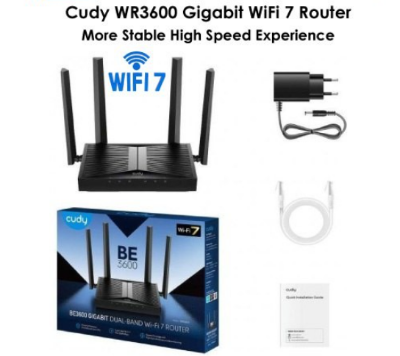 Picture of Cudy WR3600 BE3600 Mbps Gigabit Dual-Band Wi-Fi 7 Network Router