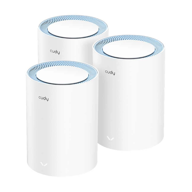 Picture of Cudy M1200 AC1200 Mbps Ethernet Dual-Band Mesh Wi-Fi 5 System (3-Pack)