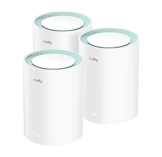 Picture of Cudy M1300 AC1200 Mbps Gigabit Dual-Band Mesh Wi-Fi 5 System (3-Pack)