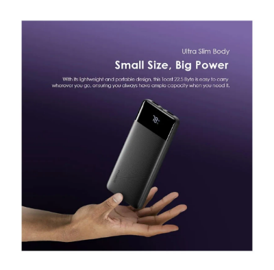 Picture of Oraimo TOAst 22.5 Byte 10000mAh 22.5W Speed Black Power Bank with Digital Display