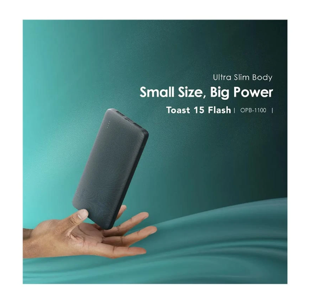 Picture of Oraimo TOAst 15 10000mAh 15W Black Power Bank # OPB-1100