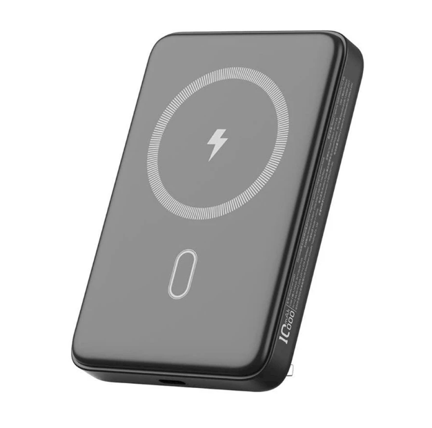 Picture of WIWU Wi-P043 10000mAh Black 15W MagSafe Qi Wireless Power Bank