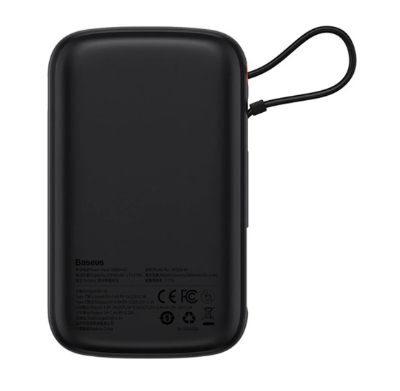 Picture of Baseus PPQD060001 Qpow Pro Overseas Edition 10000mAh Black 20W Lightning & Type-C Power Bank with Digital Display