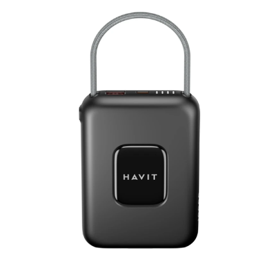 Picture of Havit PB32 10000mAh Black+Gray 22.5W Power Bank with LED Indicator
