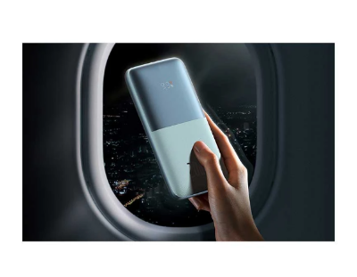 Picture of Baseus PPBD040203 Pro 10000mAh Blue 20W Power Bank with Digital Display