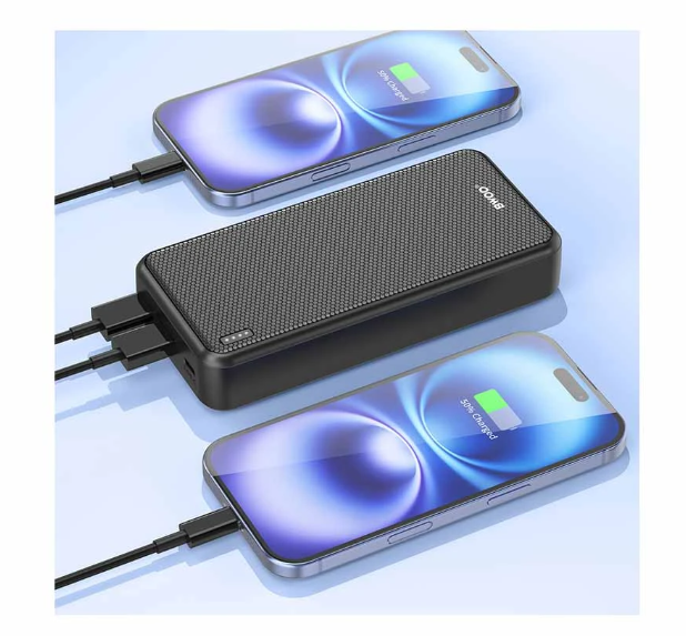 Picture of BWOO BO-P71 20000mAh Black Fast Charging Power Bank