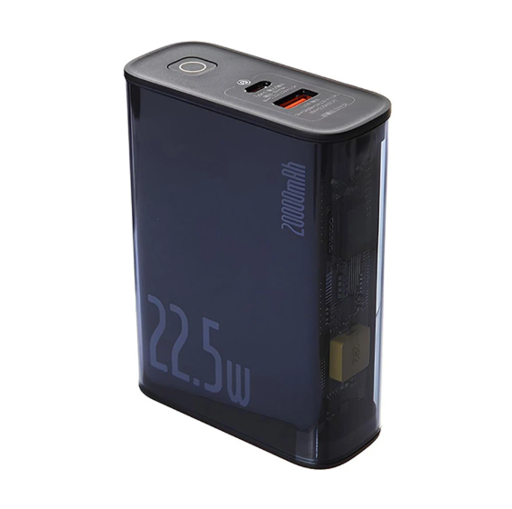 Picture of Baseus Explorer Series PPTSZ20 20000mAh Black 22.5W Power Bank with Digital Display