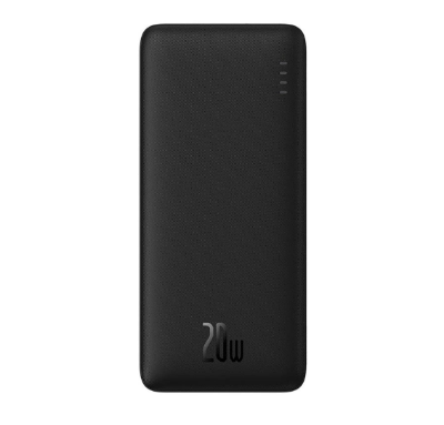 Picture of Baseus Airpow PPQD090001 10000mAh Black 20W Power Bank with USB-A to Type-C Cable