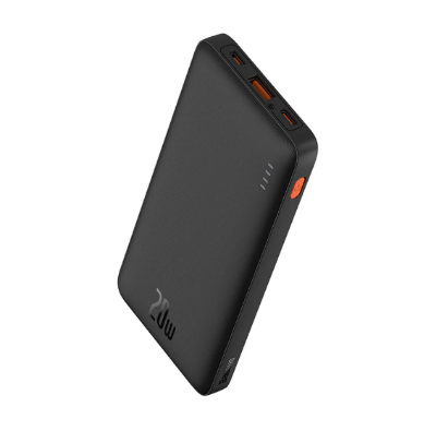 Picture of Baseus Airpow PPQD090001 10000mAh Black 20W Power Bank with USB-A to Type-C Cable