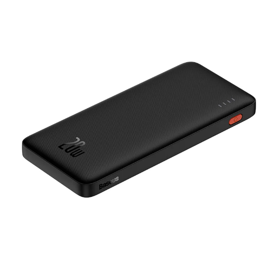 Picture of Baseus Airpow PPQD090001 10000mAh Black 20W Power Bank with USB-A to Type-C Cable