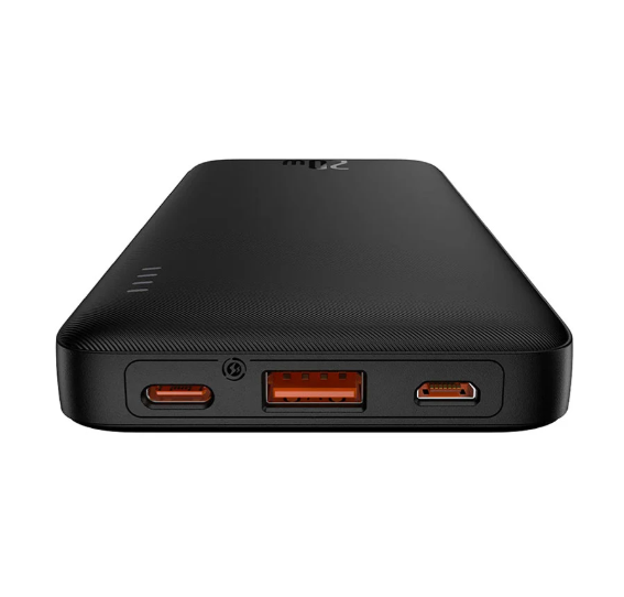Picture of Baseus Airpow PPQD090001 10000mAh Black 20W Power Bank with USB-A to Type-C Cable