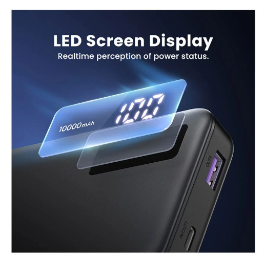 Picture of UGREEN PB311 10000mAh Black 22.5W Fast Charging Power Bank #25742