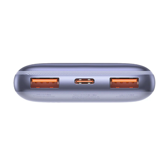 Picture of Baseus Pro PPBD040205 10000mAh Violet 20W Power Bank with Digital Display
