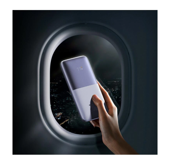 Picture of Baseus Pro PPBD040205 10000mAh Violet 20W Power Bank with Digital Display