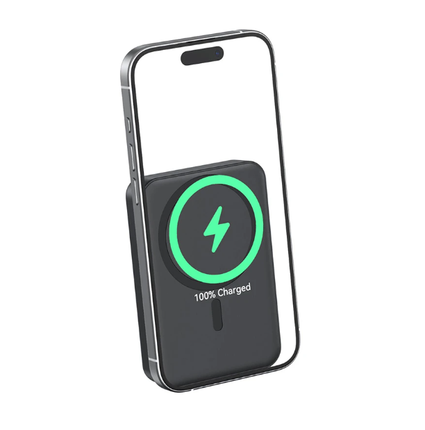 Picture of BWOO BO-P59 10000mAh Black 20W MagSafe Qi Wireless Power Bank