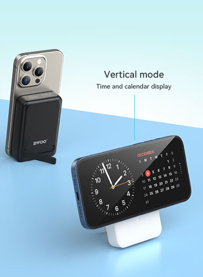 Picture of BWOO BO-P59 10000mAh Black 20W MagSafe Qi Wireless Power Bank
