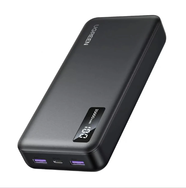 Picture of UGREEN PB312 (25683) 20000mAh Black 20W Power Bank with Digital Display