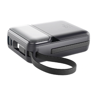 Picture of WiWU Galaxy Series P036 Dual Cable 20000mAh Black 35W Power Bank with Digital Display