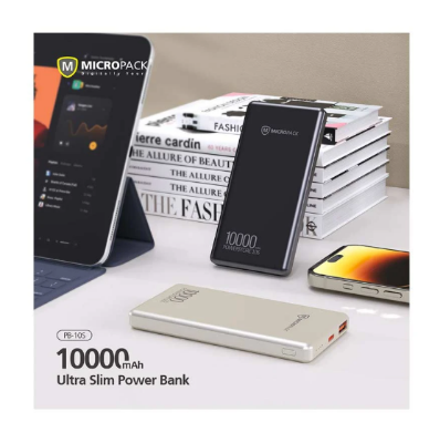 Picture of Micropack PB-10S 10000mAh Black 22.5W Power Bank