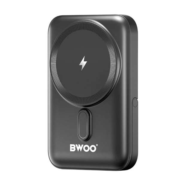 Picture of BWOO BO-P33 10000mAh Black 20W MagSafe Qi Wireless Power Bank