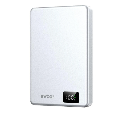 Picture of BWOO  BO-P76 10000mAh Silver 20W MagSafe Qi Wireless Power Bank