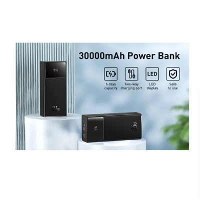 Picture of Baseus Star-Lord PPXJ060101 30000mAh Black 22.5W Power Bank with Digital Display
