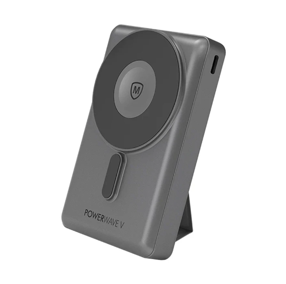 Picture of Micropack WPB-310 10000mAh Grey 20W MagSafe Qi Wireless Power Bank