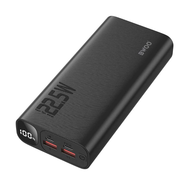 Picture of BWOO BO-P44 20000mAh 22.5W QC3.0 Black Power Bank With Digital Display