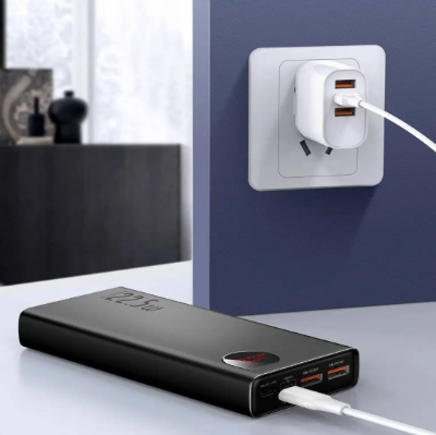 Picture of Baseus Adaman 20000mAh Black 22.5W Power Bank with Digital Display