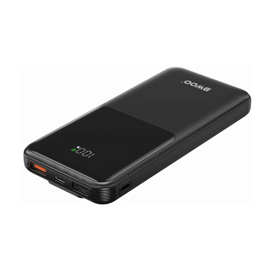 Picture of BWOO BO-P60 10000mAh 22.5W Black Power Bank With Digital Display