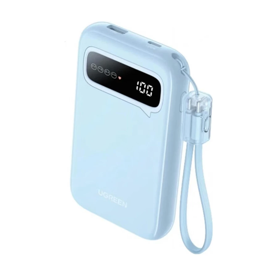 Picture of UGREEN PB522 (45423B) 10000mAh Blue 20W Power Bank with Digital Display