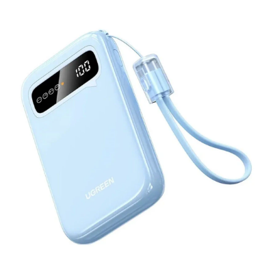 Picture of UGREEN PB522 (45423B) 10000mAh Blue 20W Power Bank with Digital Display