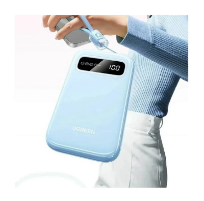 Picture of UGREEN PB522 (45423B) 10000mAh Blue 20W Power Bank with Digital Display