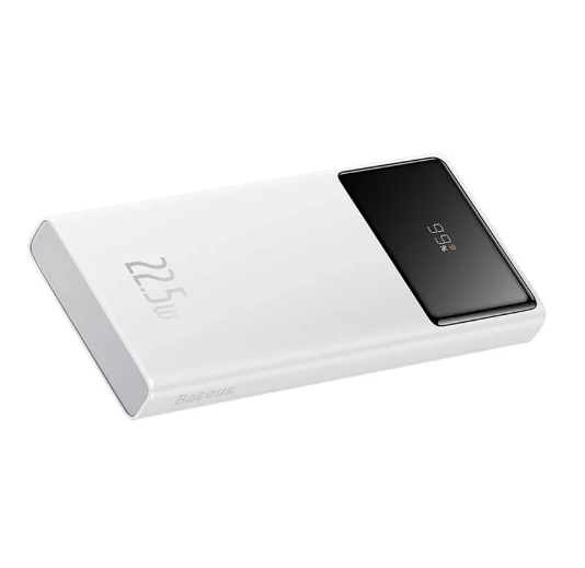 Picture of Baseus Star Lord PPXJ100002 10000mAh White 22.5W Power Bank with Digital Display