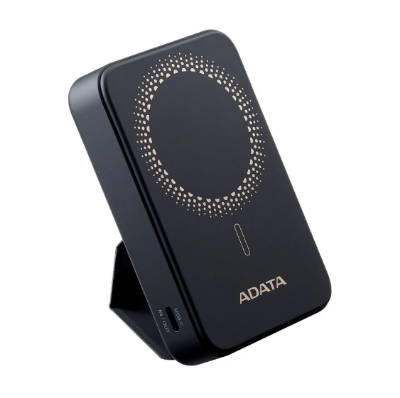 Picture of ADATA R100 10000mAh Black 20W MagSafe Qi Wireless Power Bank