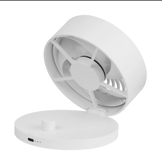 Picture of Arctic Summair Plus White Rechargeable Foldable Table Fan #AEBRZ00026A (5W, 2800mAh)