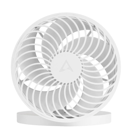 Picture of Arctic Summair Plus White Rechargeable Foldable Table Fan #AEBRZ00026A (5W, 2800mAh)