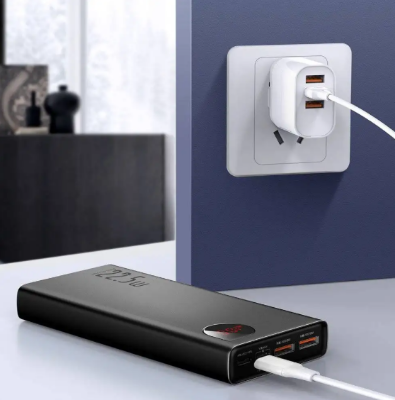Picture of Baseus Adaman 20000mAh Black 22.5W Power Bank with Digital Display