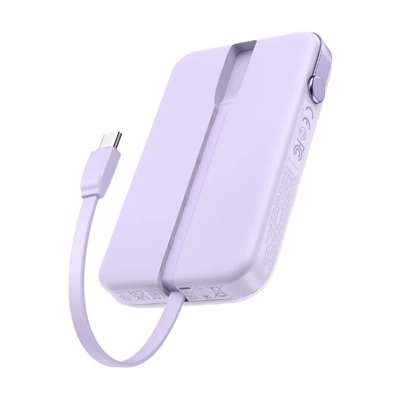Picture of UGREEN PB511 (35604B) Single Cable 10000mAh Purple 30W Power Bank with Digital Display