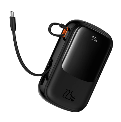 Picture of Baseus Qpow Pro+ P10067103113-00 20000mAh Black 22.5W Power Bank with Digital Display